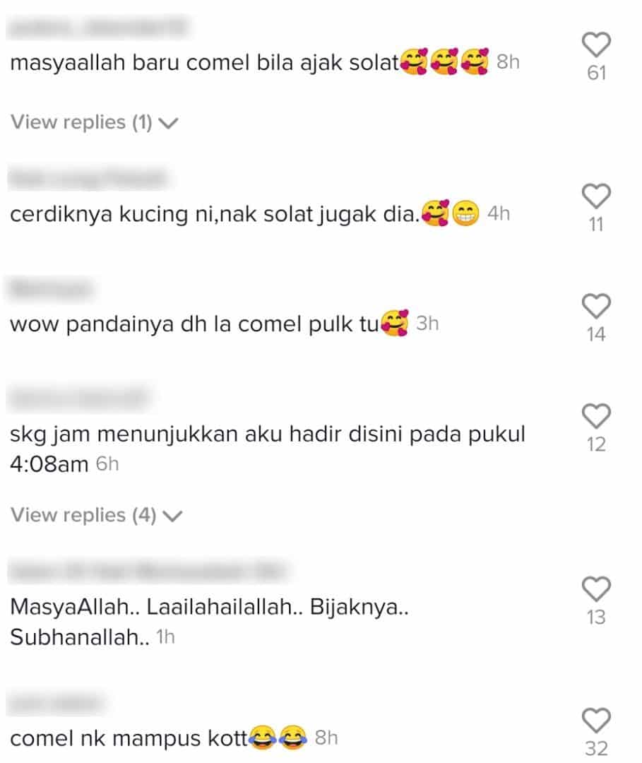 [VIDEO] Gigih Heret Sejadah Sendiri, Ragam ‘Si Bulus’ Nak Ikut Solat Cute Habis