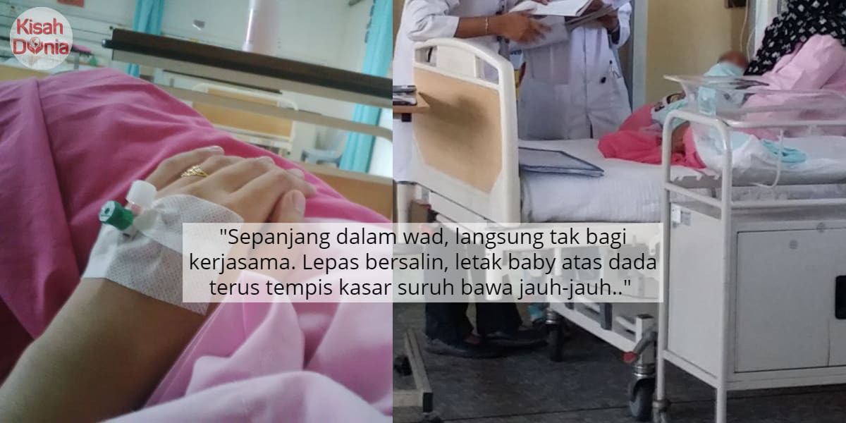 Kecoh Ibu Tengking Dalam Labor Room, Rupanya Tertekan Suami Tak Izin Bela Anak 1