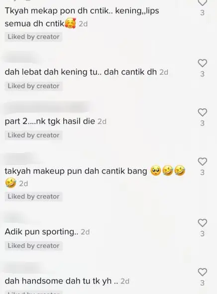 [VIDEO] Pasrah Tadah Muka Disolek Kakak, Pemuda ‘Cantik’ Buat Ramai Insecure