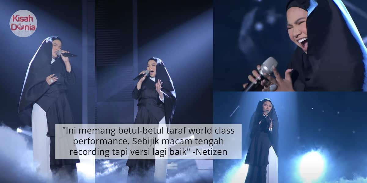 [VIDEO] Nyanyian Macam Telan CD, Laungan Vokal Aina Abdul Buat Ramai Meremang 5