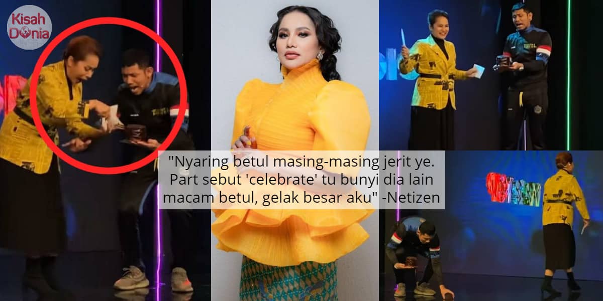 [VIDEO] Dulu Kasut Putus, Sekarang Kek Birthday Kak Lina Pula Jatuh Masa Live 6