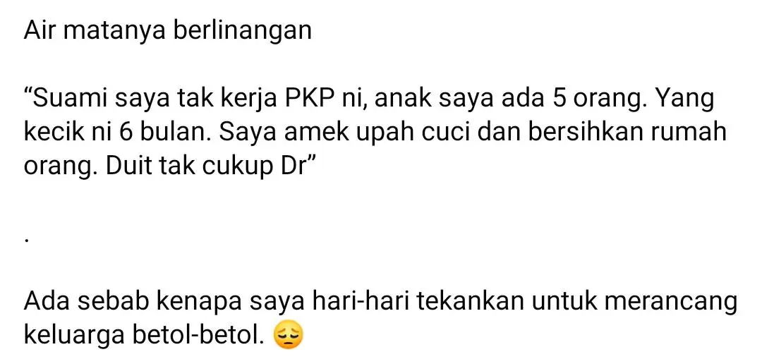 Anak Bongsu 6 Bulan Dah Hamil Lagi, Ibu Tertekan Makan Ubat Period Untuk Gugur