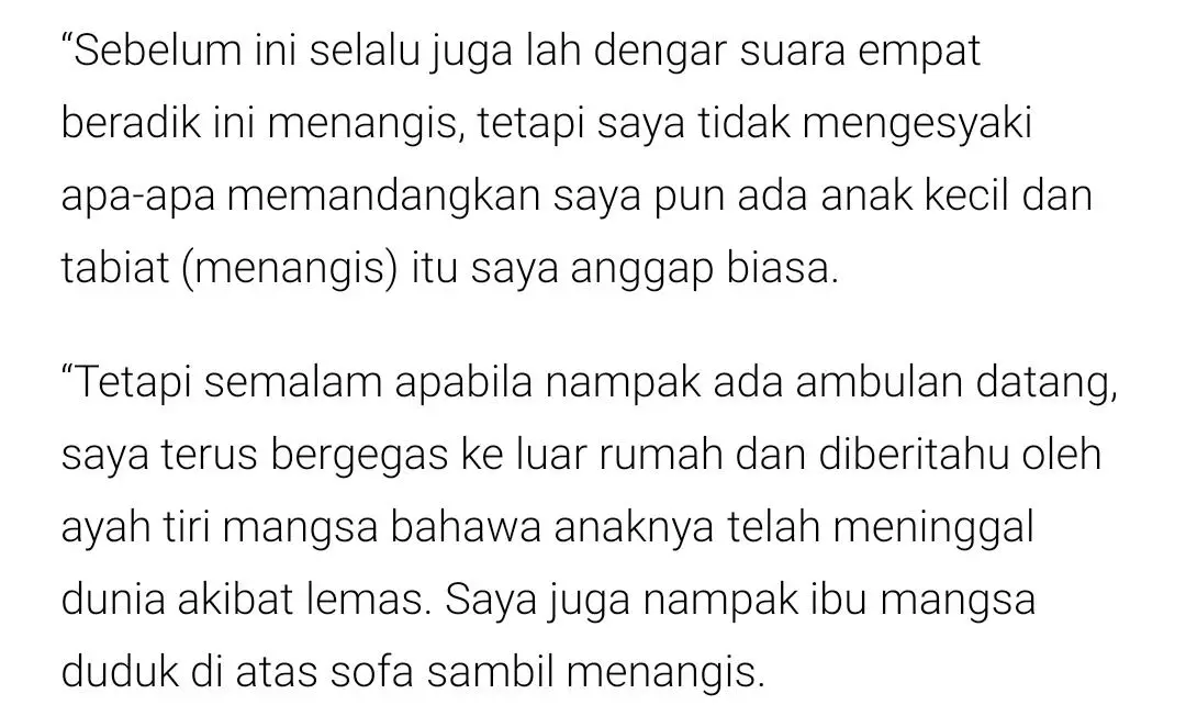 Amir Mungkin Dah Lama Ajal, Jiran Dedah Anak Pernah Ajak Main Tapi Ditolak