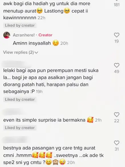 [VIDEO] “Awak Pakai Saya Dapat Pahala” -Pemuda Dipuji Support Awek Jaga Aurat