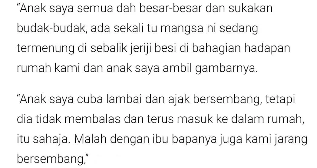 Amir Mungkin Dah Lama Ajal, Jiran Dedah Anak Pernah Ajak Main Tapi Ditolak