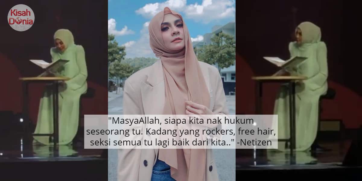 [VIDEO] First Time 'Payung' Taranum, Lunak Suara Zizi Kirana Bikin Meremang 6