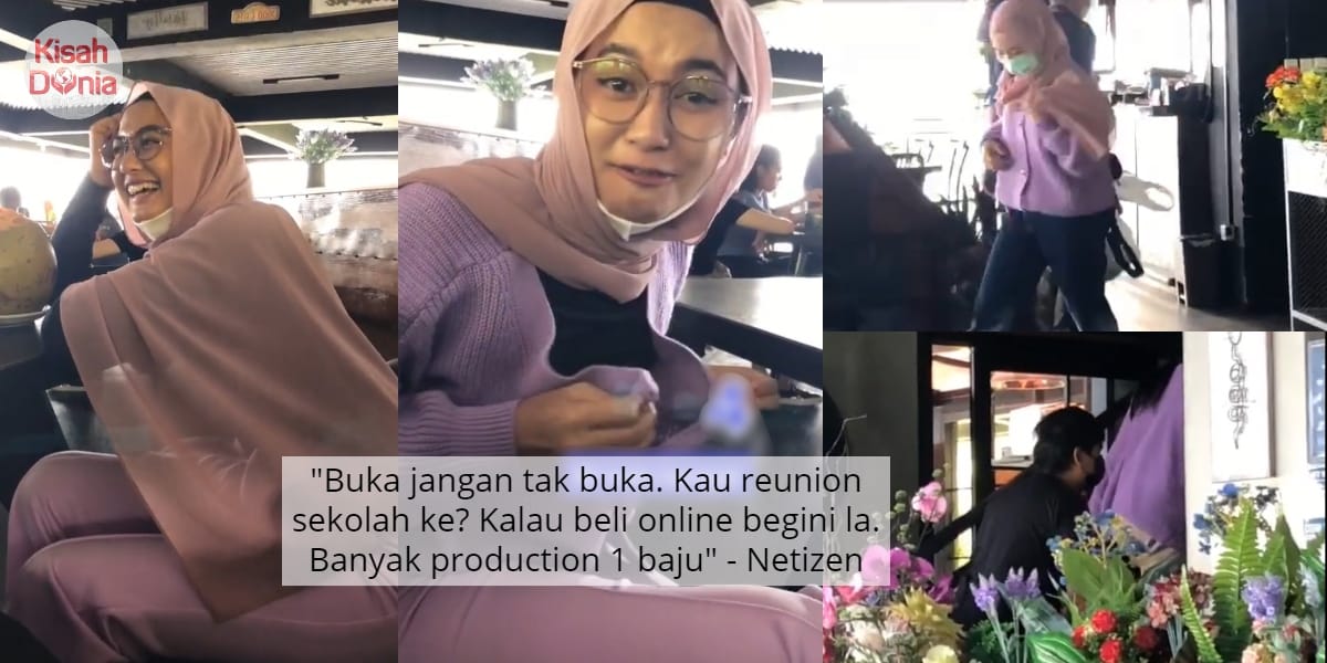 [VIDEO] Malu 4 Orang Cardigan Sama Dalam 1 Cafe, Gadis Rela Buka Baju Sendiri 2