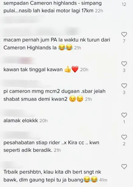 [VIDEO] Rosak Di Highway Cameron, Member Gigih Tolong Usung ‘Motor Atas Motor’