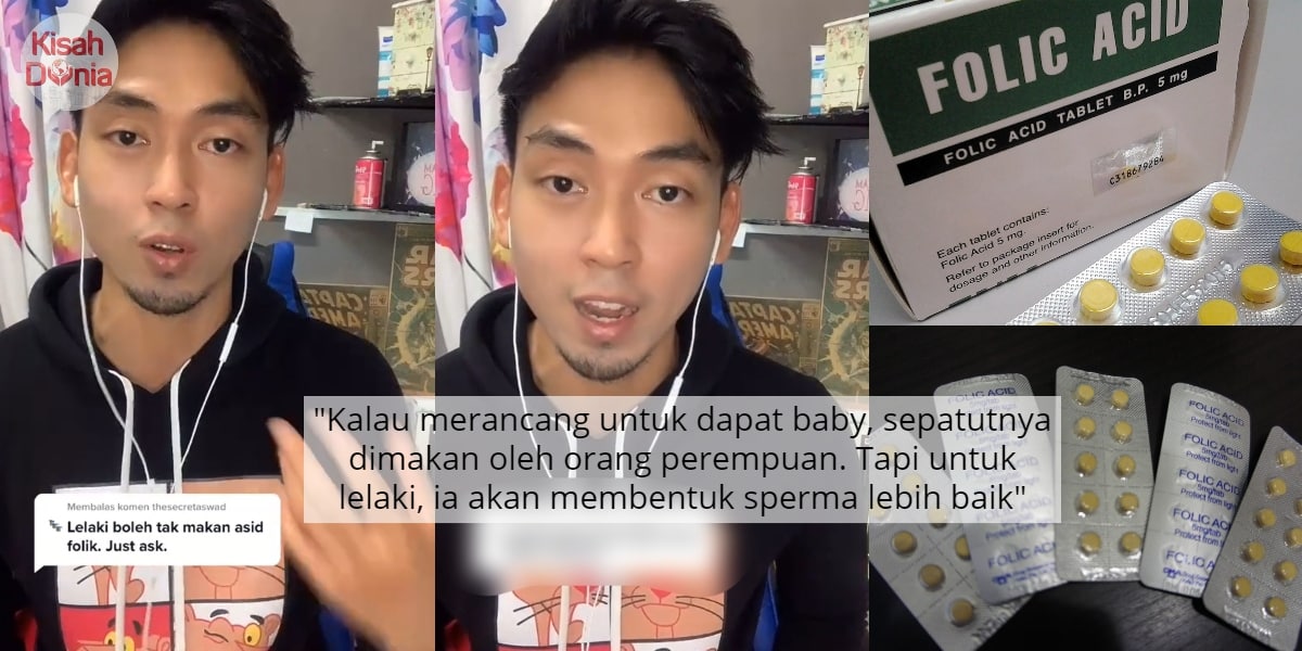 VIDEO Selalunya Cuma Isteri Yang Makan Asid Folik, Suami ...