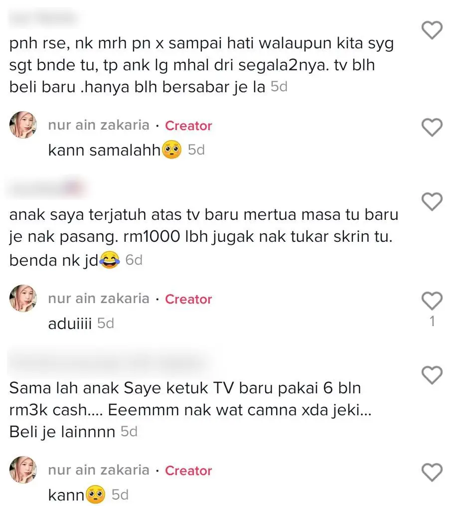 [VIDEO] Nak Gugur Air Mata, Tak Sempat Gantung Anak Dah Pecahkan TV Harga RM2k