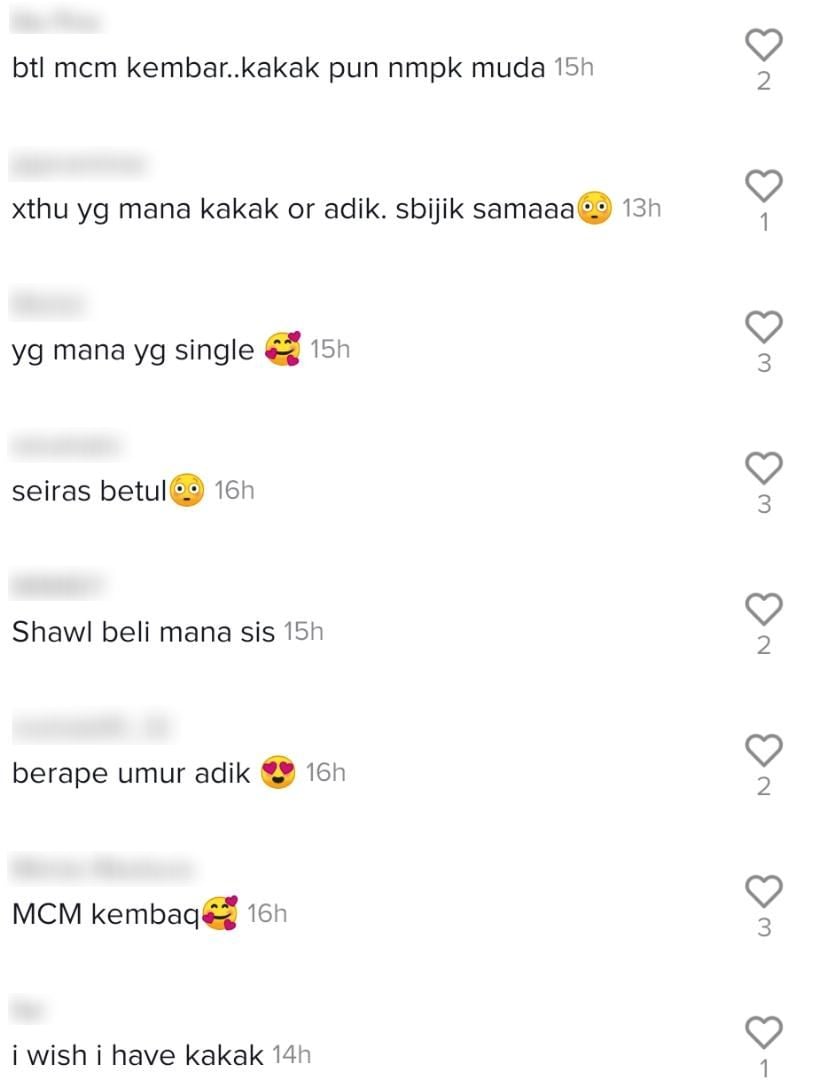 Beza 10 Tahun Tapi Kakak Tak Kekok Layan Adik, Ramai Confuse Ingat Kembar