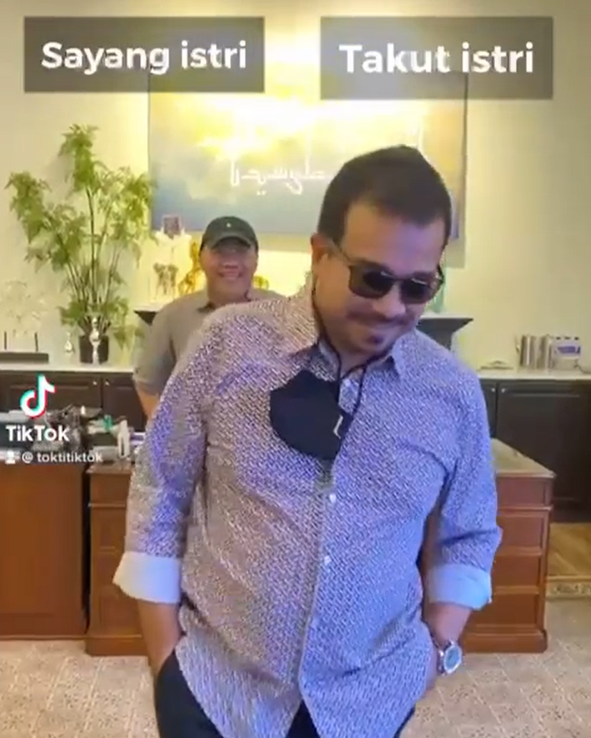 [VIDEO] Datuk K Main TikTok Jujur Mengaku Takut Bini, Habis Tokti Gelak Besar