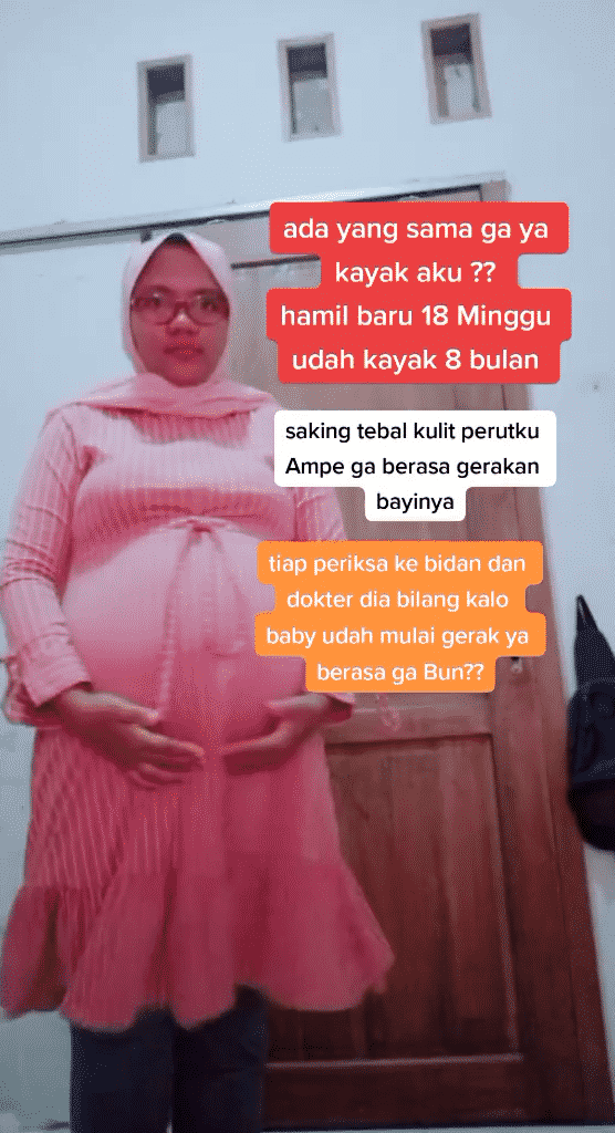 [VIDEO] Kandungan Baru 18 Minggu, Wanita Pelik Perut Sarat Macam Dah 8 Bulan