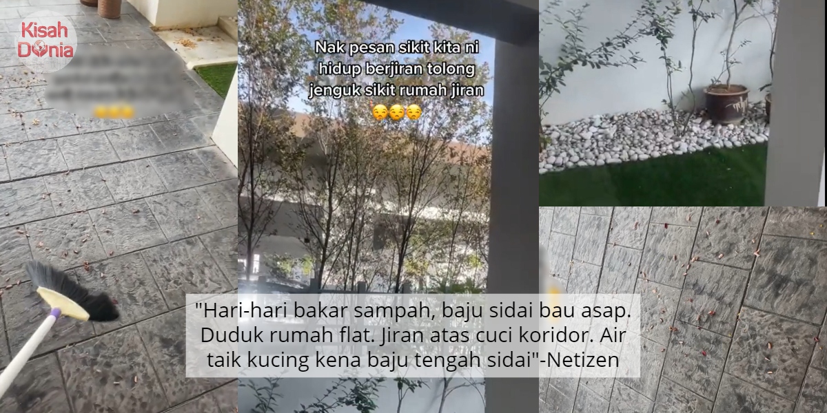 [VIDEO] Jiran Sedap Tanam Pokok Tinggi, Penat Sapu Daun Gugur Masuk Laman Rumah 2