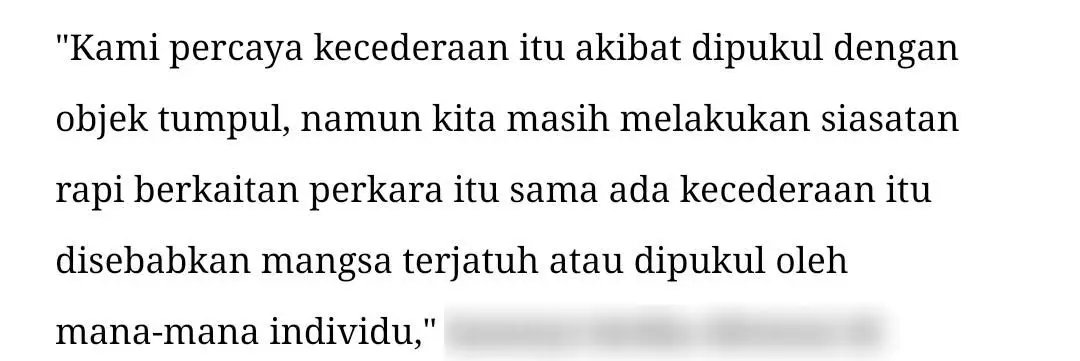 Adik Amir Baru Ajal Sekitar 3 Jam Ketika Polis Tiba, Ayah Tiri Asyik Minta Maaf