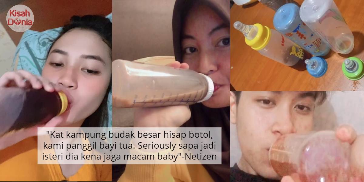 [VIDEO] Suka Hisap Botol Susu Sampai Ke Besar-"Jangan Malu, Bukan Penjenayah" 4