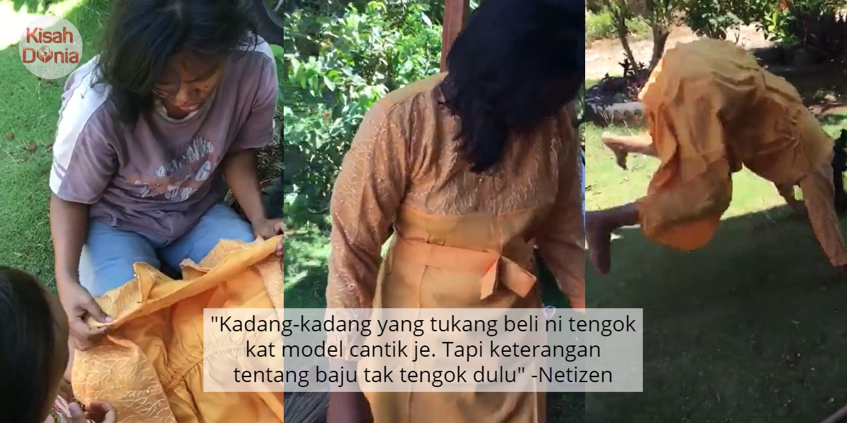 Susah Payah Kumpul Duit, Gadis Terus 'Histeria' Dapat Baju Senteng Beli Online 1