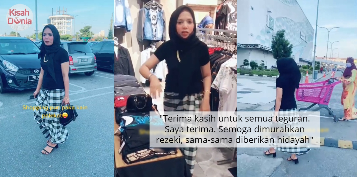[VIDEO] Dikecam Berkain Pelikat Masuk Shopping Mall, Wanita Dedah Hal Sebenar 9