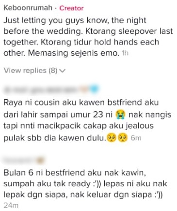 [VIDEO] Lihat Apa Yang Dibuat Pengantin Bila Nampak BFF Tak Keruan, Sebak Habis