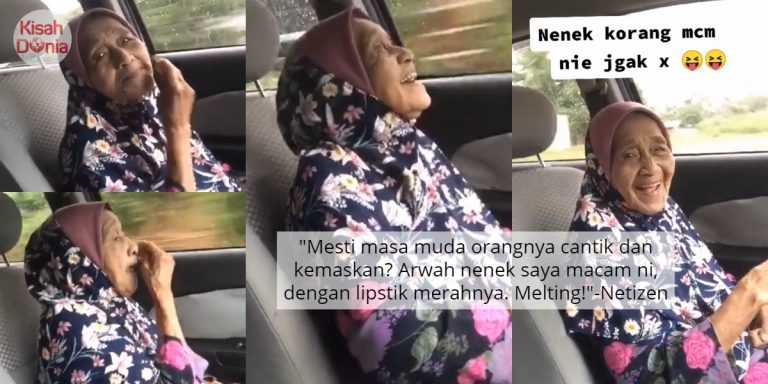 VIDEO Nenek Melawa Sapu Bedak Dalam Kereta ...