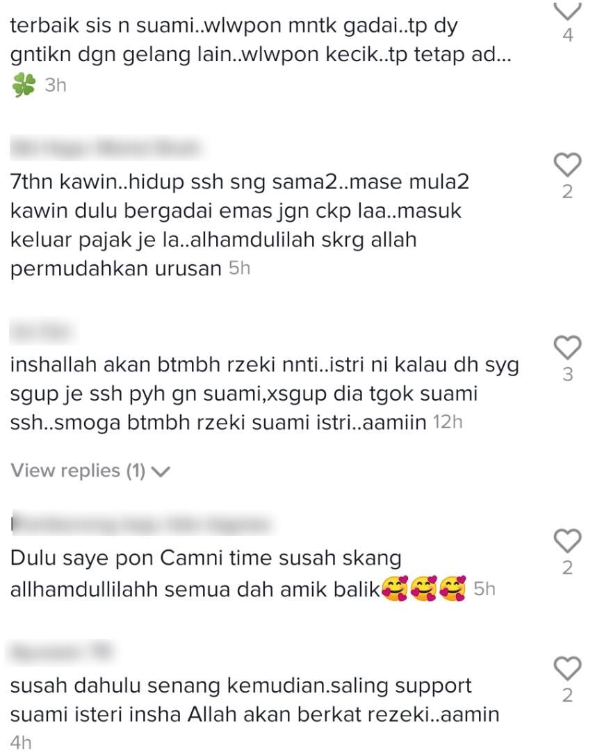 Netizen Tuduh Gadai Emas Isteri Cumalah Konten, Suami Tampil Tunjuk Resit RM68k