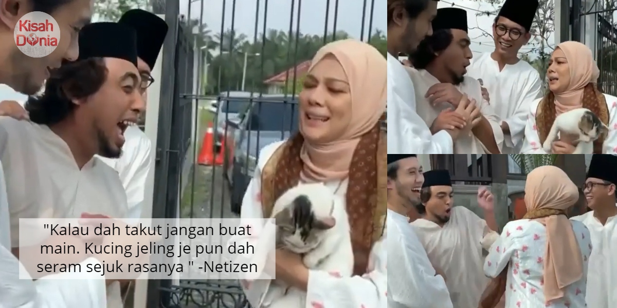 [VIDEO] "Kat Radio Macam Gagah"-Gelagat Issey Takut Kucing Buat Ramai Berdekah 6