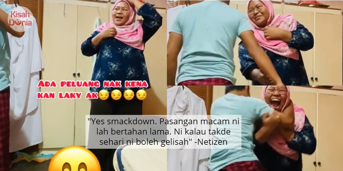 [VIDEO] Belum Solat Wuduk Dah Batal, Suami Geram Terus Bagi 'Makan Lutut' 1