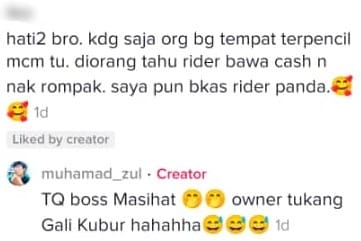 Food Rider Terkejut Hantar Order Di Tanah Kubur, Tapi Rupanya Ada 'Plot Twist' 5