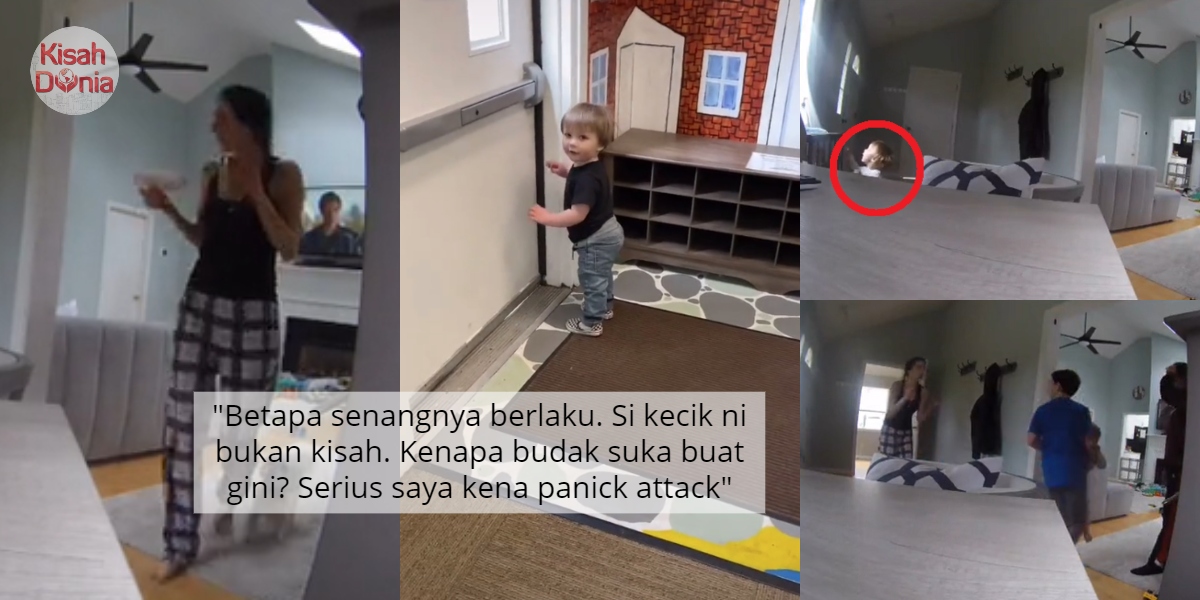 [VIDEO] Ibu Panik Bayi 'Ghaib Dalam Rumah, Semua Terbongkar Lepas Tengok CCTV 6