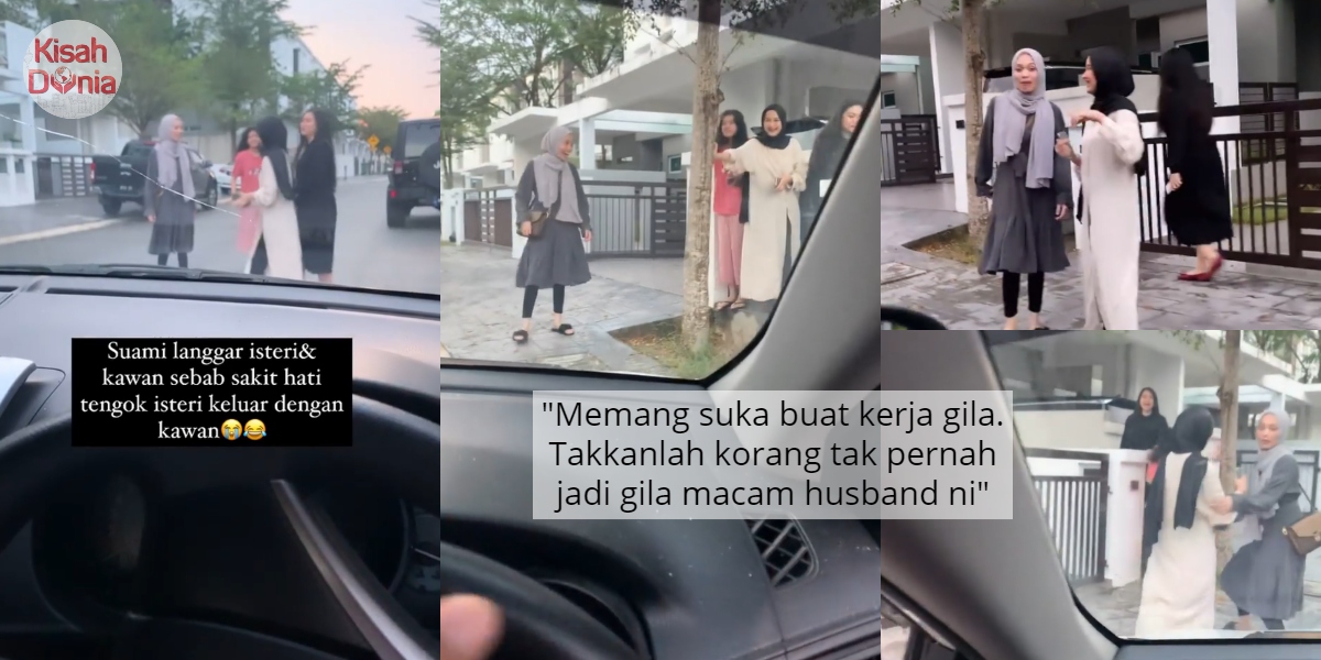 [VIDEO] Dikecam Meluru Bawa Kereta 'Hentam' Isteri, Suami Dedah Cuma Bergurau 5