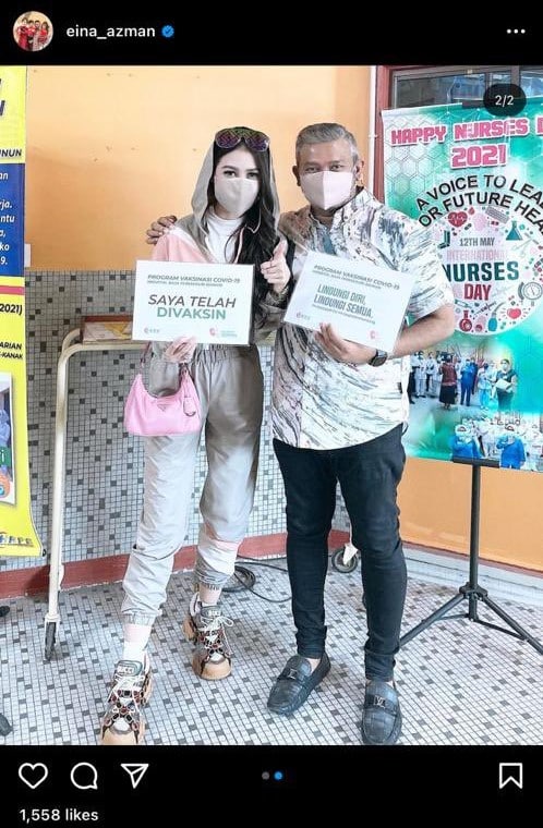 Datin Eina Azman Dituduh Potong Barisan, Terima Vaksin Pfizer-BioNTech Di Ipoh? 7