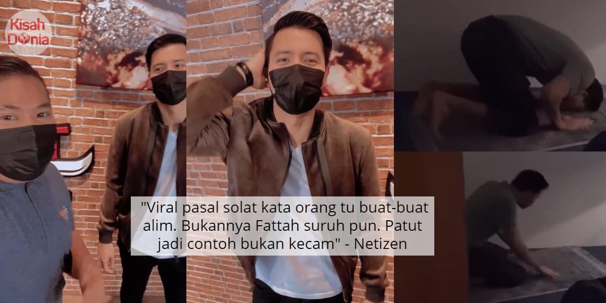 [VIDEO] Dikecam Curi-Curi Rakam Fattah Amin Solat, Kru Minta Maaf Face To Face 3