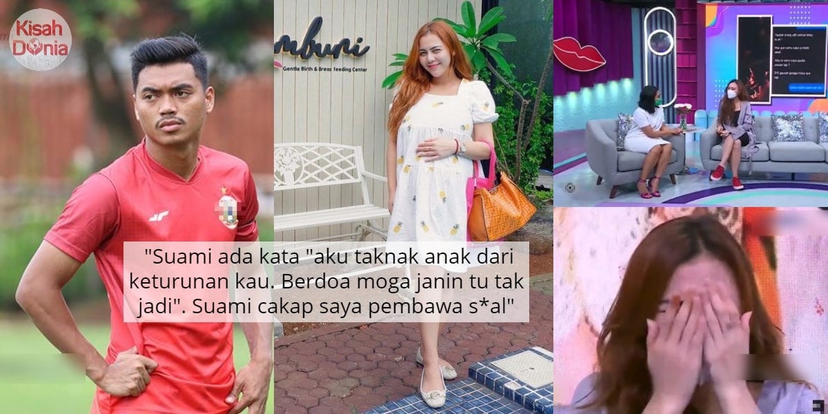 [VIDEO] Pemain Bola Jatuhkan Talak, Isteri Hamil 9 Bulan Sedu Nangis Di Live TV 2