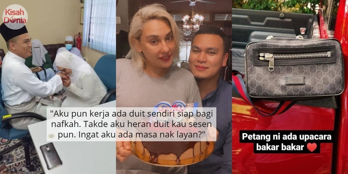 "Tak Payah Sembang Sugar Mummy" - Suami Anju Bakal Bakar Saja Barang Pemberian 6