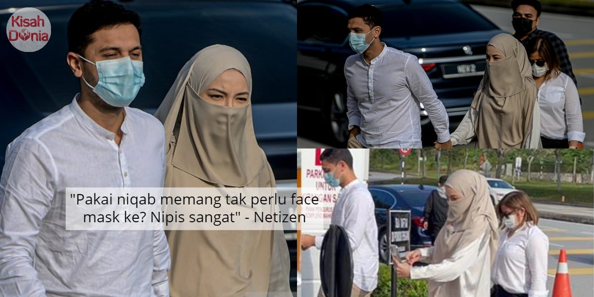 Neelofa Dikritik Hadir Prosiding Mahkamah Pakai Niqab, Tapi Face Mask Tiada?