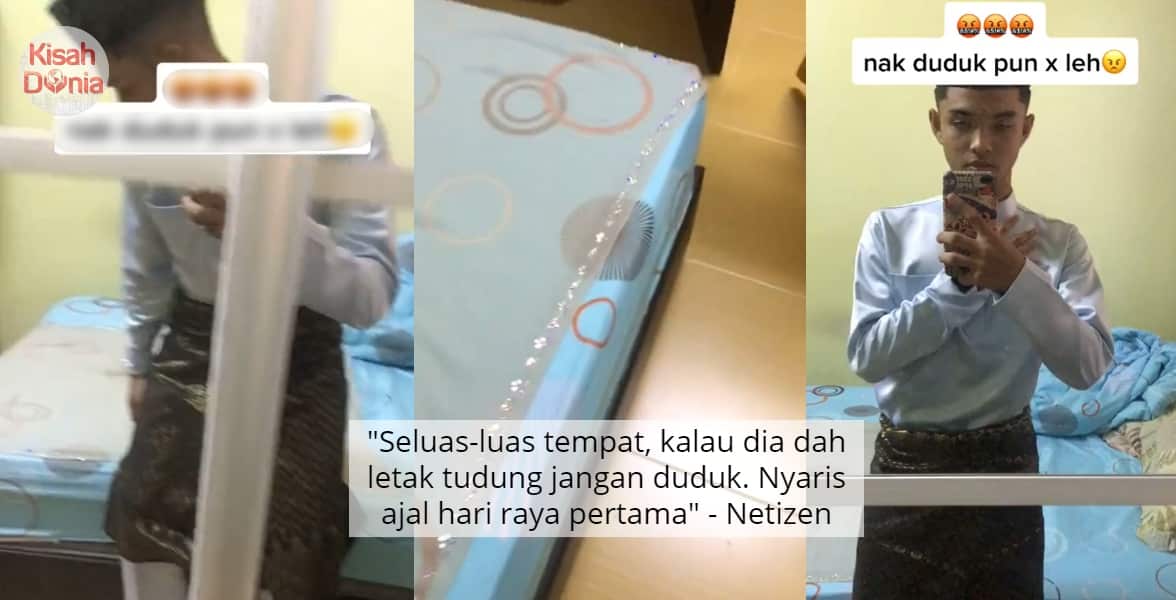 [VIDEO] Tudung Dah Siap Iron Hampir Didudukkan, Wanita Sound Setepek Dari Jauh 9