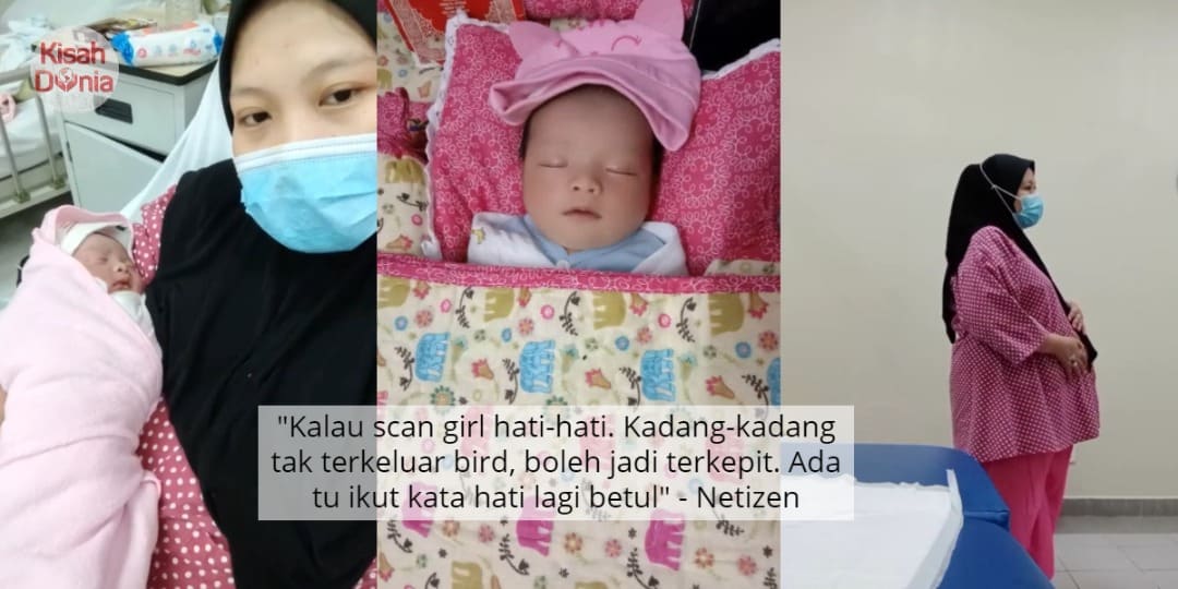 2 Kali Scan Perut Asyik Nampak Baby Girl, Sekali Terkejut Yang Keluar 'Belalai' 1