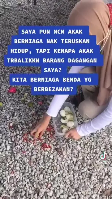 Akhirnya Peniaga Keropok Lekor Dedah Punca Terbalikkan Barang Gerai Laksa