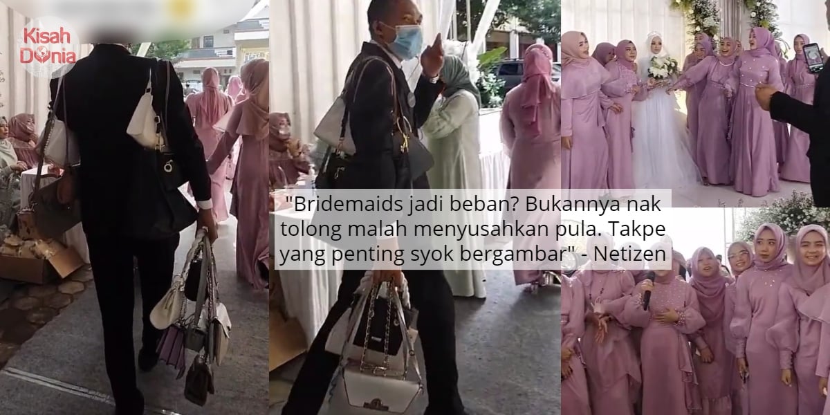 [VIDEO] Meriah Bridemaids Sampai 14 Orang, Di Sebaliknya Ada Lelaki 'Menderita' 8