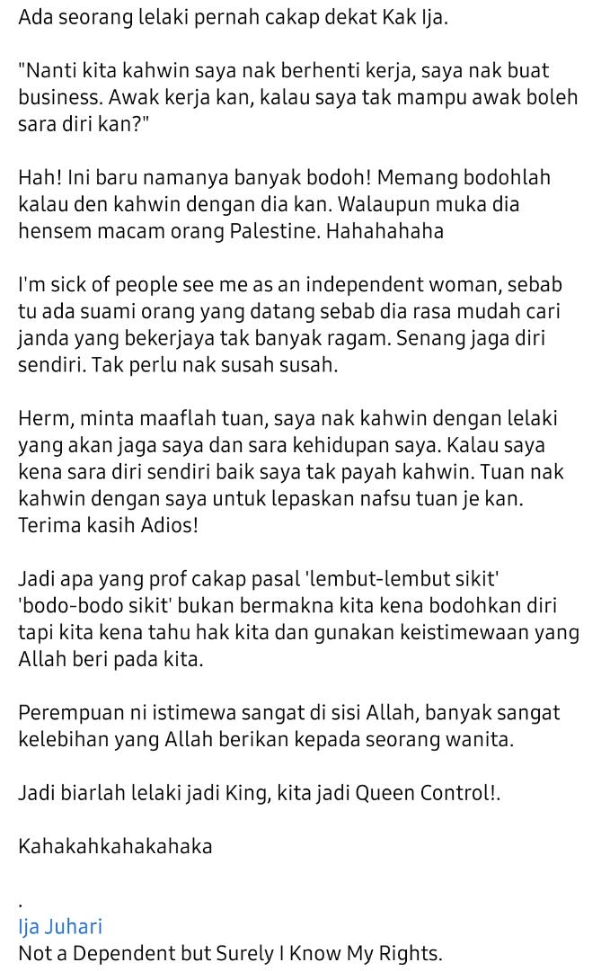 Isu 'Bodoh-Bodoh Demi Jodoh', Dr Amalina Salah Faham Tafsir Ayat Prof Muhaya? 7