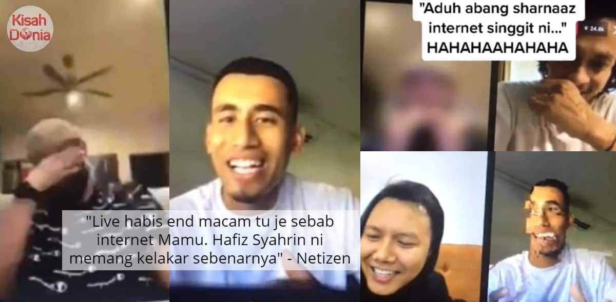 "Abang Sharnaaz Internet Singgit Ni" - Hafiz Syahrin Selamba Perli Waktu Live 2