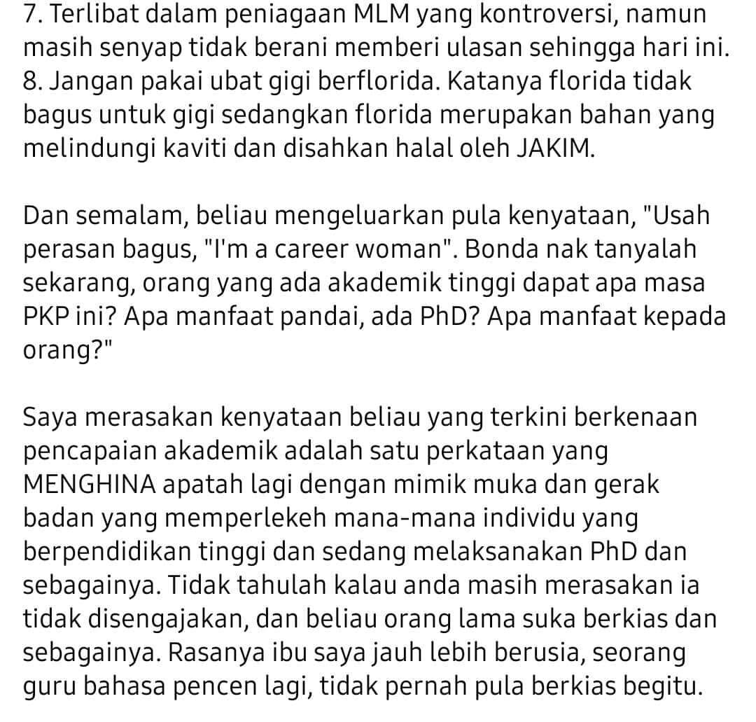 Engineer Lantang Tegur Prof Muhaya-"Mengapa Sangat Angkuh Rendahkan Wanita?" 4