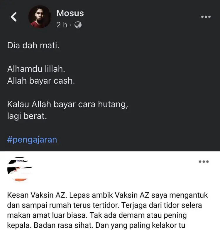 Suhaimi Saad Nafi Kaitkan Kematian Lelaki Dengan Vaksin, Keluarga Buat Report