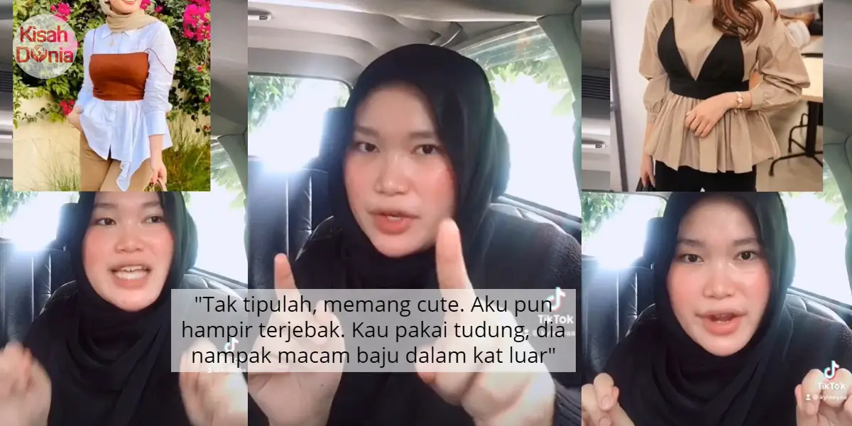 Trend Hijabis Pakai Baju Ala Singlet Di Luar, Gadis Tegur-"Tak Manislah Sayang" 46