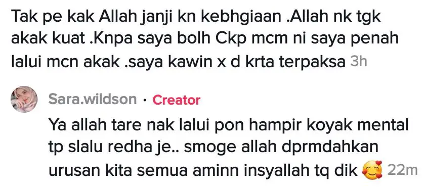 Dahsyat Dugaan Beberapa Minggu Kahwin, Janin Dalam Perut Hanya Pinjaman Sekejap