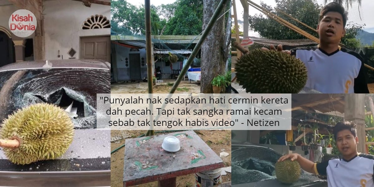 Tawar Durian Kampung RM500 Sebiji, Pemuda Beri Alasan Jatuh Tak Cecah Tanah 6