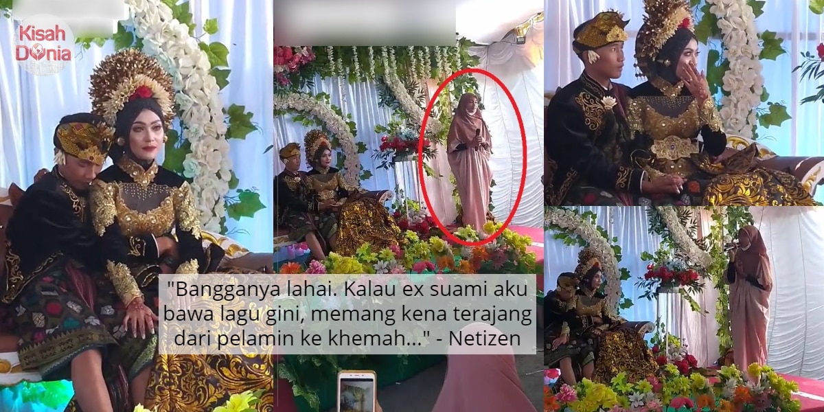 [VIDEO] Ex Nyanyi Di Wedding, Pengantin Lelaki Sorok Sedih Nangis Dakap Isteri 4