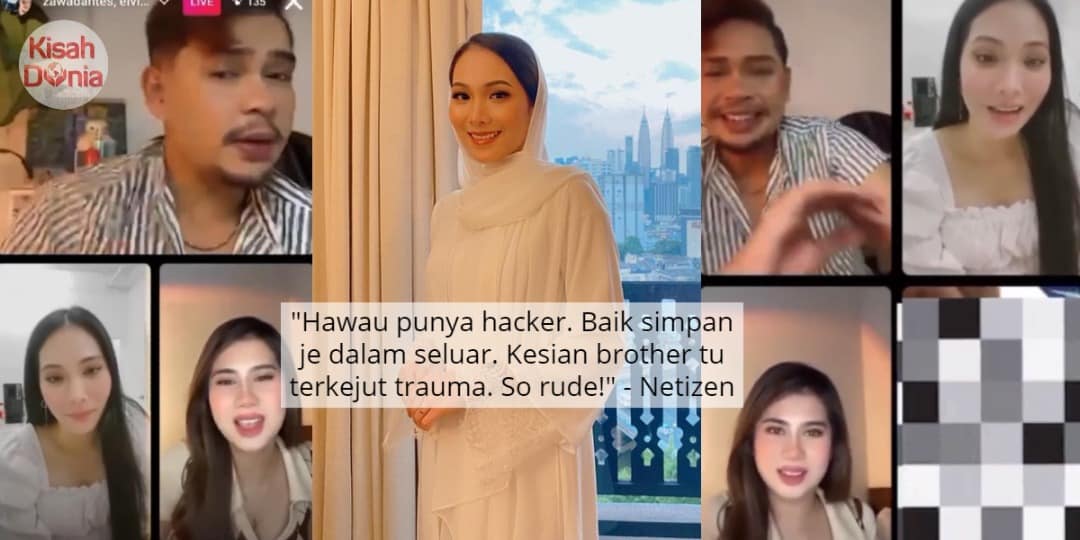 Lepas Rindu Dengan BFF, Datin Elvina Jerit Hacker Masuk IG Live Payung 'Benda' 6