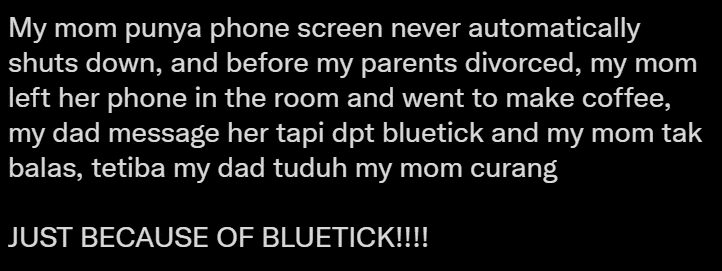 Isteri Bluetick WhatsApp Pergi Buat Kopi, Suami Curiga Selingkuh Lafaz Talak 3