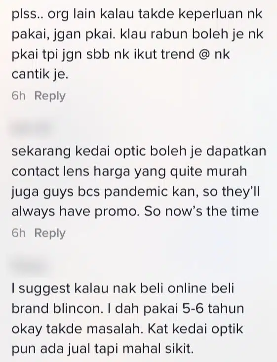 Gadis Pakai Contact Lens Murah Beli Online, Lihat Apa Yang Terjadi Pada Matanya